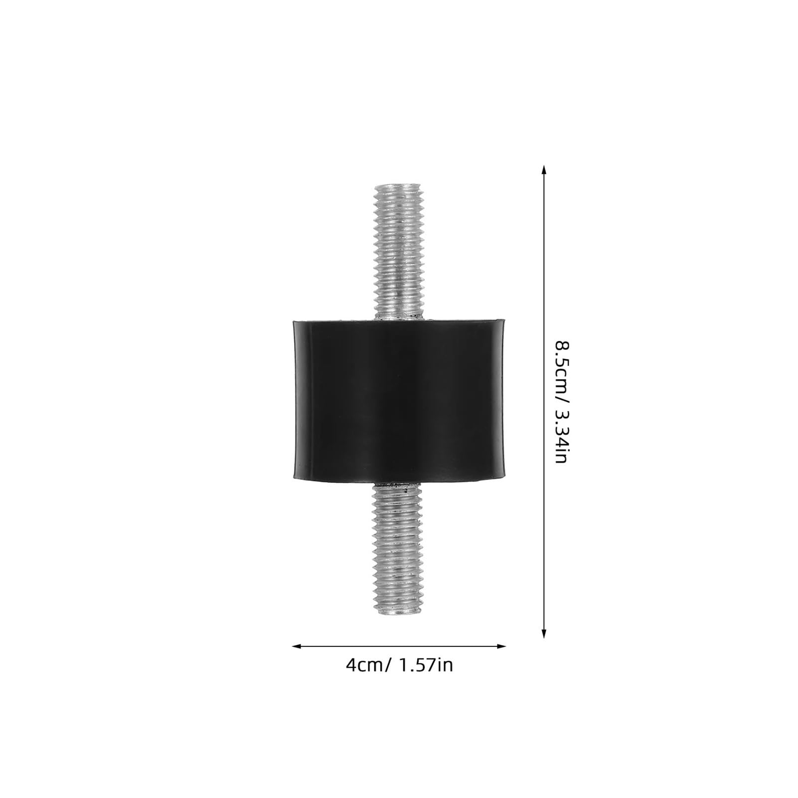 Perni in Gomma Ammortizzatore 4 Pezzi Supporti for Cuscinetti isolanti for Vibrazioni Isolatore Anti-Vibrazione Tampone in Acciaio al Carbonio zincato