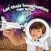 ArtCreativity Space Shuttle Gliders, Set of 24, Flying Toys for Boys & Girls, Made of Foam Material, Outdoor Toys for Children, Outer Space Party Favors for Kids, Great for Indoor & Outdoor Play