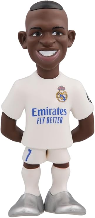 MINIX Vinicius Junior Real Madrid Modeli - Koleksiyonluk Vinicius Junior 12 cm Figür Spor Futbol Simge Yelpazesi Hayranlar için