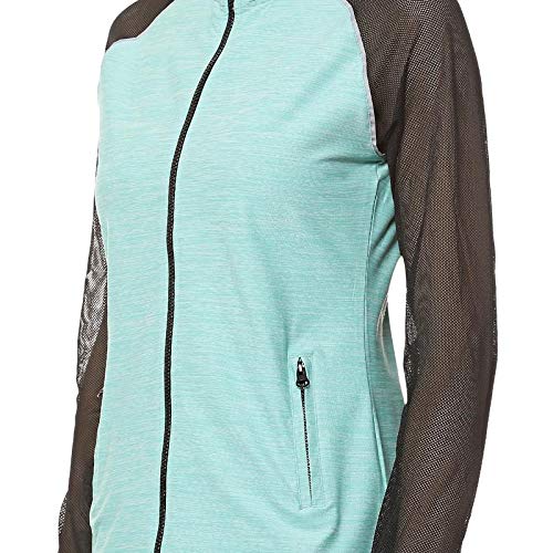 Image of PINACOLADA Women Netted Thumb Hole Sports Jacket