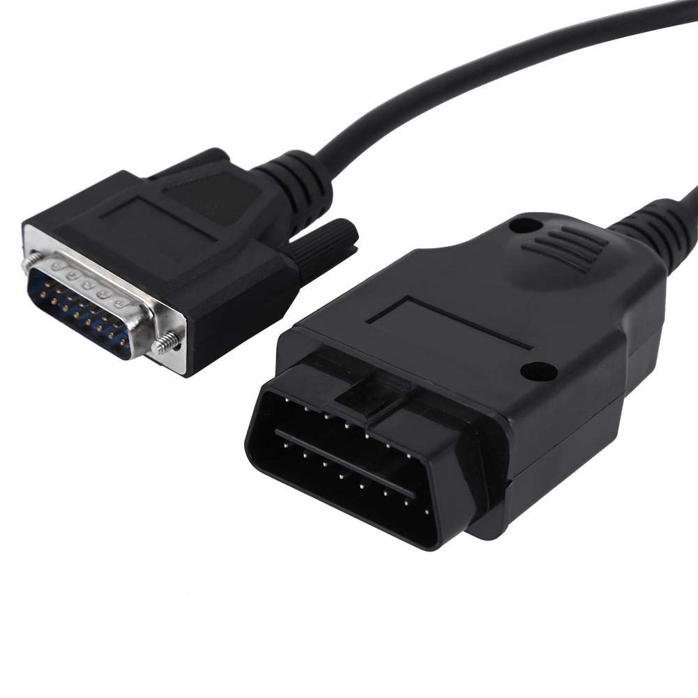 Tester di errore del lettore di codici di errore OBD2 per auto per auto, KW808 EOBD OBDII Dispositivo di test per scanner diagnostico per veicoli universali con ampio schermo LCD retroilluminato