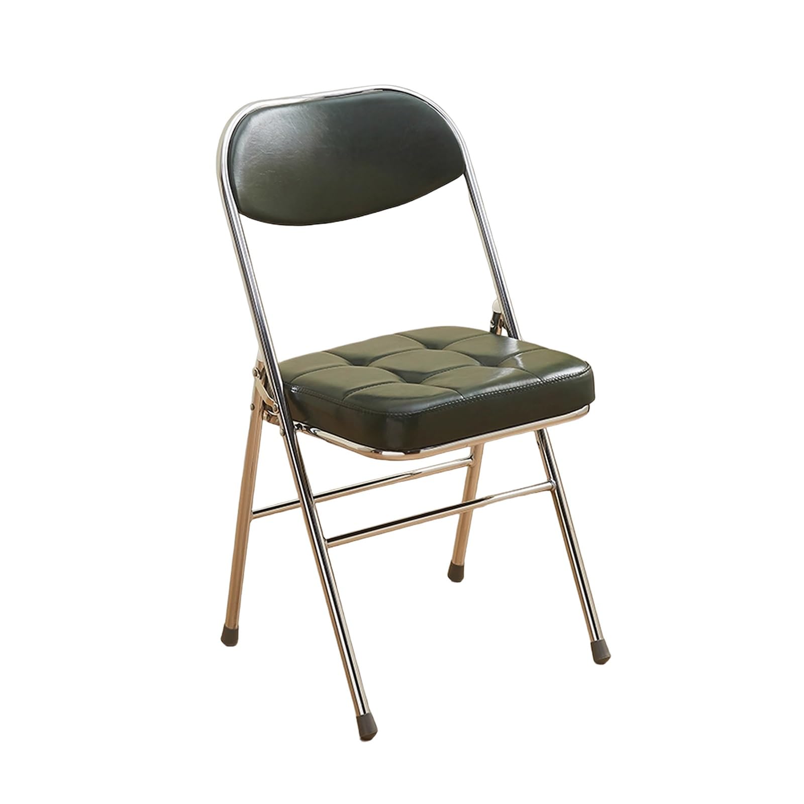 Sedie pieghevoli con cuscino imbottito, capacità 90,7 kg, portatili e leggere, facili da pulire, per ufficio, matrimoni, feste, patio, sala da pranzo