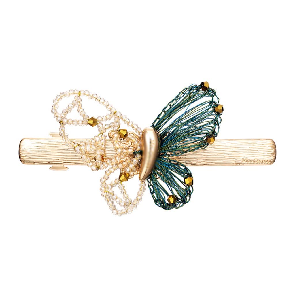 Forcine for Capelli, fermagli, fermacapelli, fermagli for artigli, impugnatura for capelli, forcine for capelli in oro 14 carati placcate a farfalla, accessori for capelli, copricapo, cristallo artifi