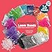 Loom Rubber Bands 4800 pc Refill Kit w 16 Unique Rainbow Colors (300 of Each) & 200 Clips - Works w All Rubber Band Jewelry Looms - DIY Gift for Girls Boys & Bracelet Making Craft for Kids and Camps