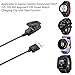 Charger Compatible Forerunner 35 with 3 pcs Screen Protectors, AFUNTA 3.3ft USB Charging Synchronous Data Cable, with 3 Pack Smart Watch Tempered Glass Protective Films