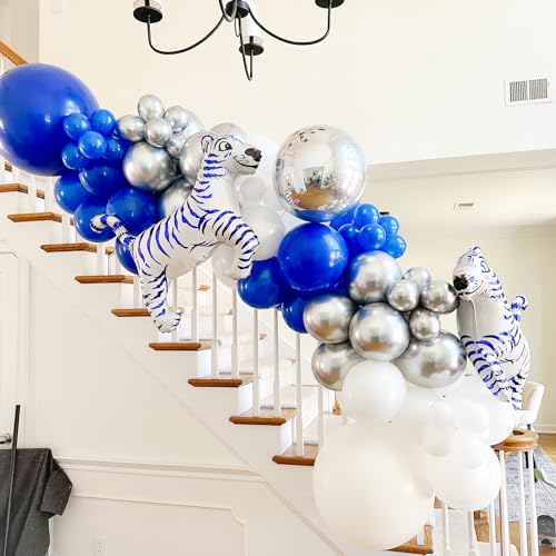 Image of Voircoloria Royal Blue Balloons, 66pack 12inch Blue Latex Party Balloons for Graduation, Wedding, Birthday, Baby Shower, Gender Reveal, Anniversary Party Decorations