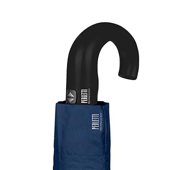 Ombrello Golf Pieghevole Perletti - Nero, Diametro 118 Cm, Apertura Automatica, Fibra Di Vetro, Antivento - Foto 3