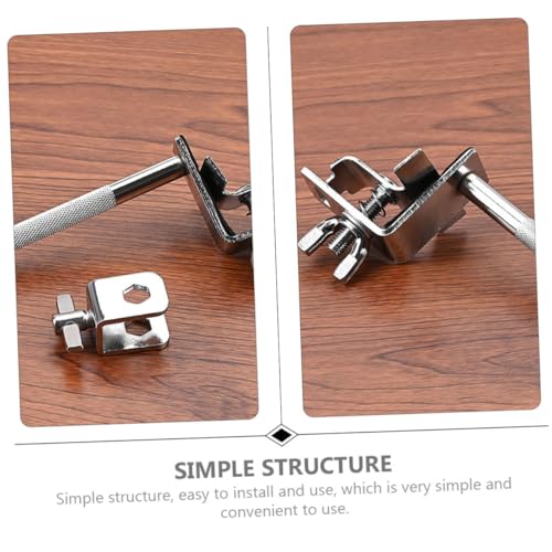 VICASKY Drum Kit Cowbell Clamp Holder para Bombo Clip con Excelente Fuerza de Sujeción Diseño para Fácil Instalación y Uso miniatura 5
