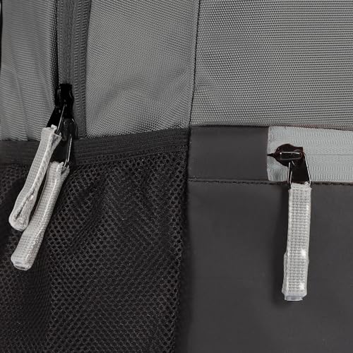Image of DIVULGE Coral 24 Liters Large Grey Casual Backpack with Laptop sleeve, Front Pocket and Water Bottle Pouch (Grey)