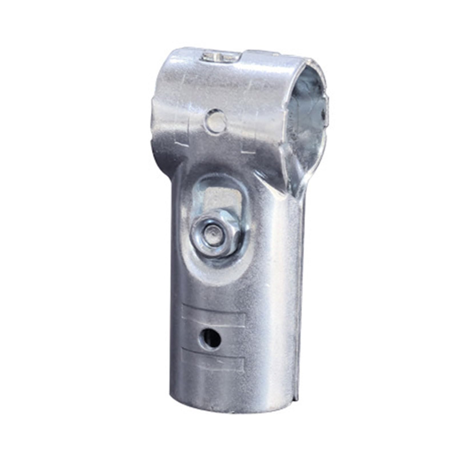 Strength Carbon Steel Round Pipe Joint Bracket T Pipe Connectors Tees Clamps for 20Mm Tube Round Joint Fixing Buckle