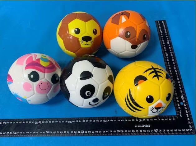 6 Inches Mini Soccer,Cute Animal Design Soft Foam Ball For Kids, Soft and Bouncy,Perfect Size For Kids Playing (Fox) - Image 4