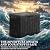 YITAHOME Outdoor Resin Storage Box 31 Gal, Water-resistant Patio Deck Box Outdoor Storage Box for Pillows, Garden Equipment, Securely Lockable, Black