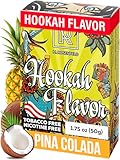 Pina Colada Hookah Flavors - 1,76 ounce (50 gram) Non Tobacco Hooka Flavor for your Bowl Shisha Hookah Flavors - Try these Tobacco Free Shisha