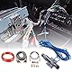 EIMZU Kabelset für Autoverstärker, 15 Stück Subwoofer Kabel Set, Verstärker Endstufe Kabel, Installations-Set Verstärker Auto, KFZ Verstärker Kabelsatz Anschluss Set 1000W, 8GA