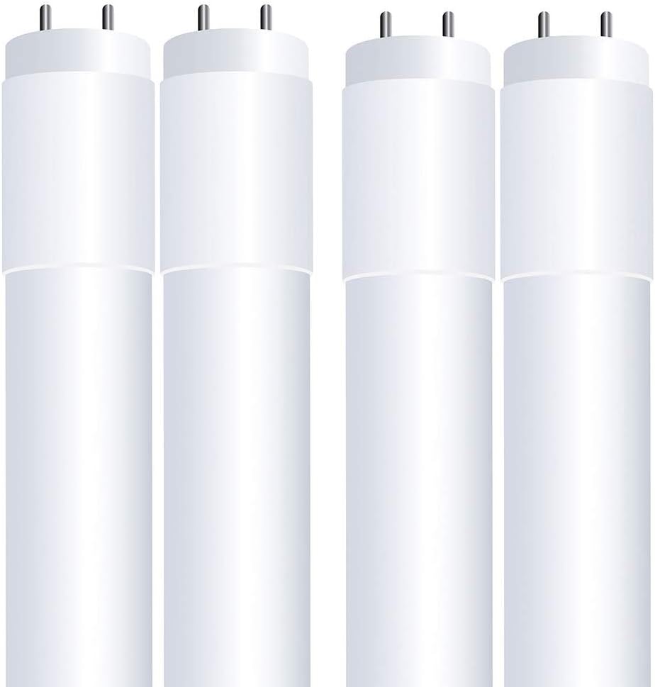 Feit Electric 4ft T8 LED Bulbs, 32/40 Watt Replacement, Type A Tube Light, Plug & Play, T8/T12 LED Fluorescent Light, 3000K Warm White, 50,000-Hr Lifetime, Ballast Compatible, T48/830/LEDG2/4, 4 Pack