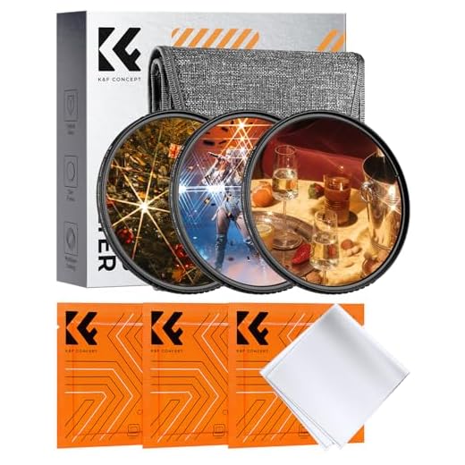 K&F CONCEPT 82mm Star Filters Kit