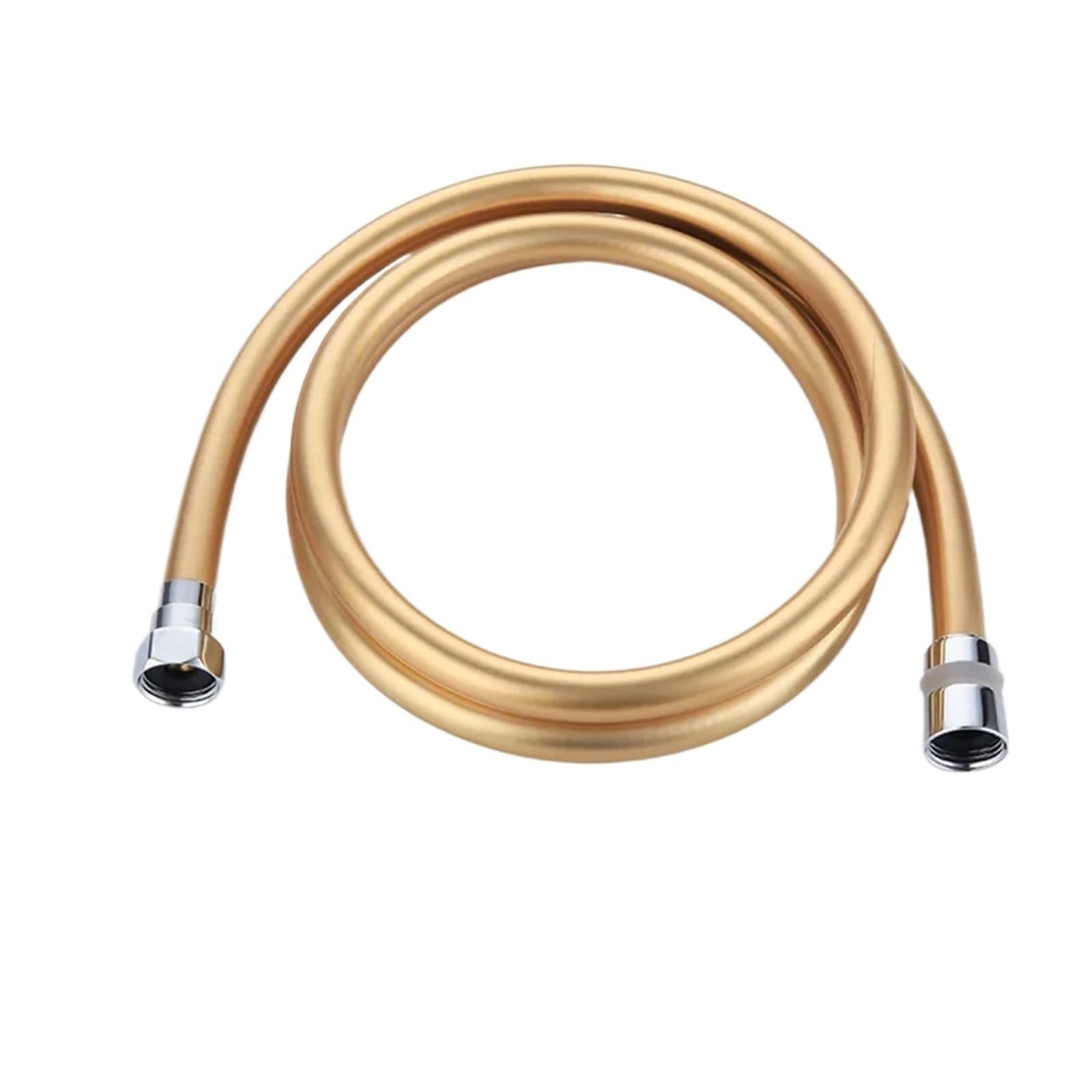 Meytxoa Yellow Shower Hose 1Pc 1.5M Shower Hose Plumbing High Pressure Pvc Flexible Handheld Anti Winding Gi/2 Universal For Bathroom Accessories