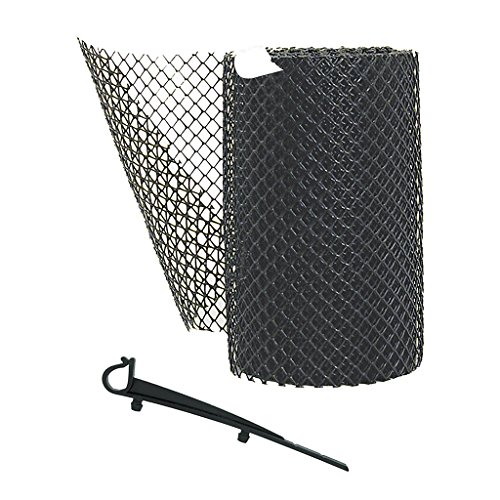 Preisvergleich Produktbild Greengeers 95331 Dachrinnen Mesh 10 Haken 6 m x 150 mm