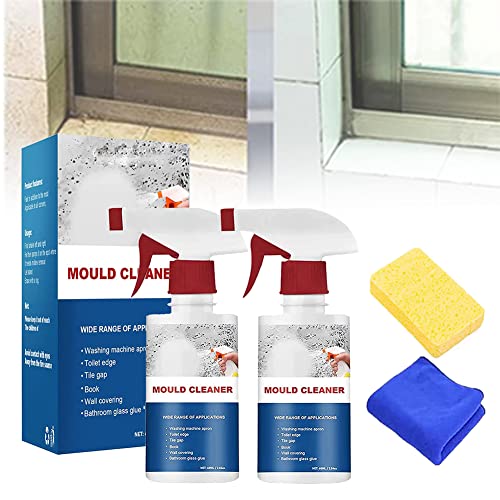 Mould Cleaner, Mould Cleaner Anti Moho, Experiencias de limpieza de moho, espuma de limpieza antimoho, para paredes de cocina y baño (2 paquetes)
