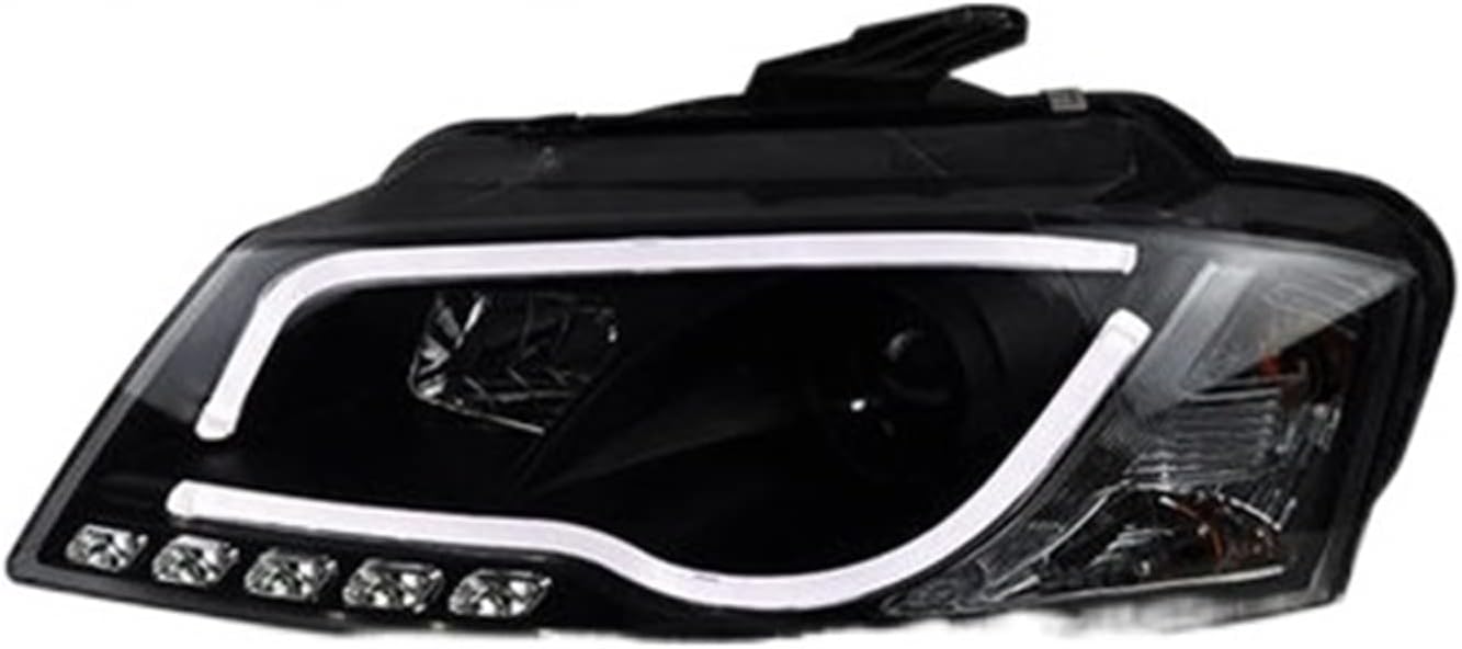 Car Model Compatible With A3 Headlights 2008-2012 S3 Sedan Hatchback Headlight DRL Hid Head Lamp Angel Eye Bi Xenon Beam Accessories(Headlight NO Bulb)
