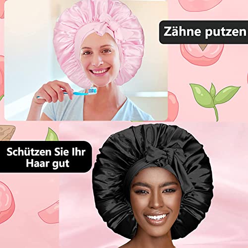 Aosmeol Cuffia in raso di seta per donne, per