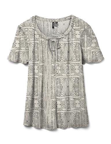 VERO MODA Mujer Vmmenny String SS Top WVN Ga, Avena, S