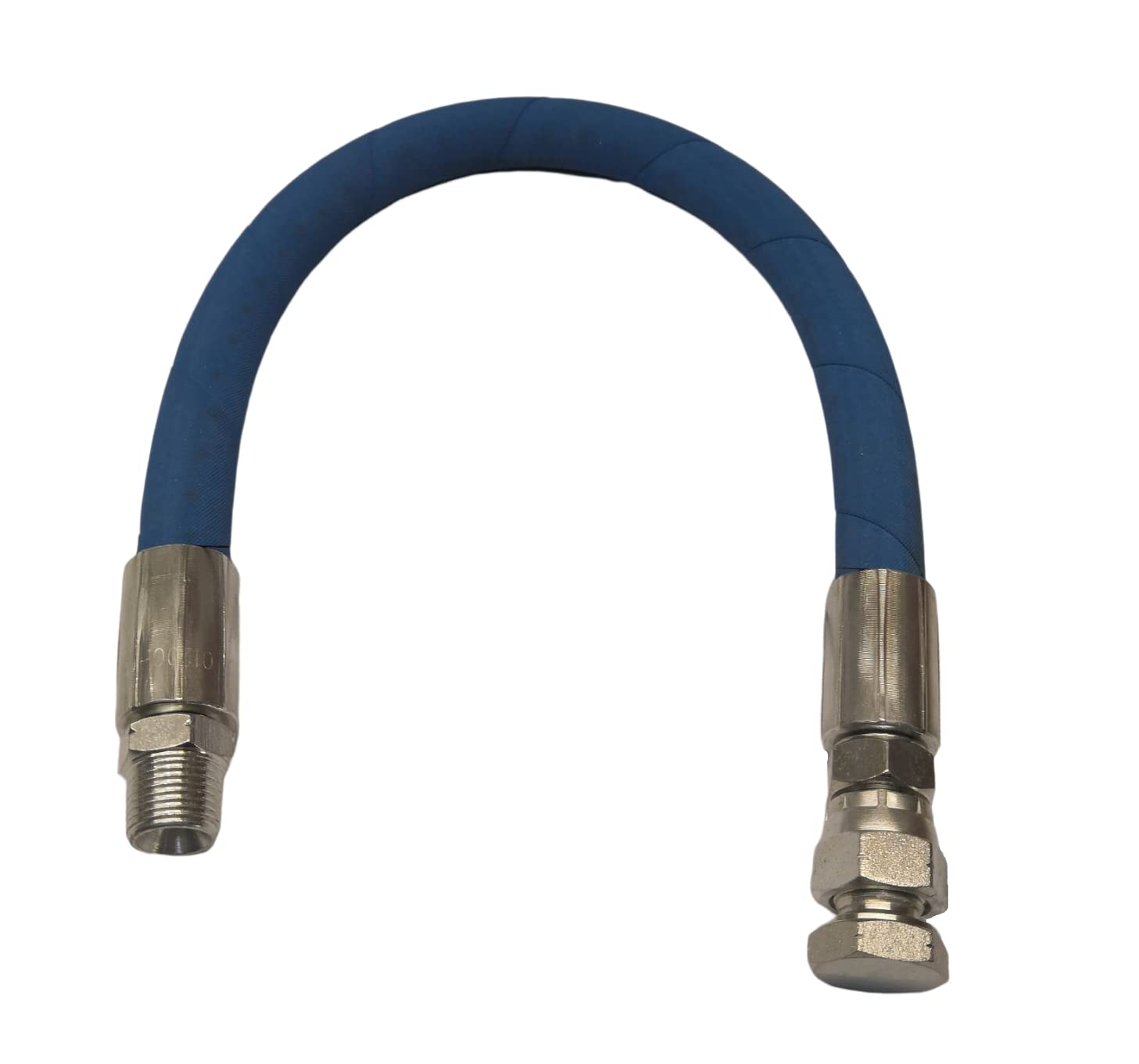 Upgraded Engine Drain Port Oil Changing Hose, 3/8" NPT, 18" Length, High-Temperature 300°F, Replaces STAN1438 1723165SM 116-4924（3/8 NPT male threads fit NPT female threads with around 0.58"(15mm)ID.）
