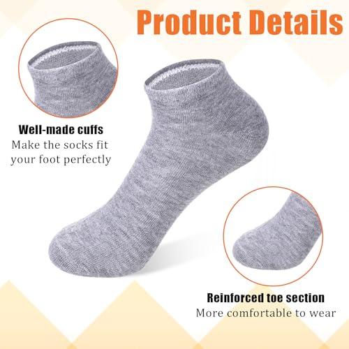 Image of EupHHonycs 120 Pairs Low Cut Ankle Socks No Show Socks Bulk for Women Men Athletic Running Socks Thin Breathable Casual Socks