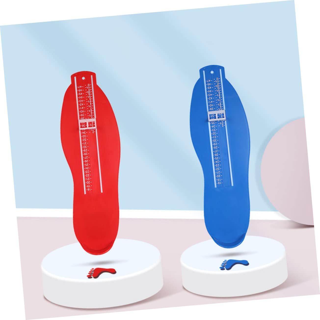 BESPORTBLE 3Pcs Adult and Kids Foot Measuring Device Practical Shoe Size Measurer Universal Foot Gauge for Accurate Shoe Sizing