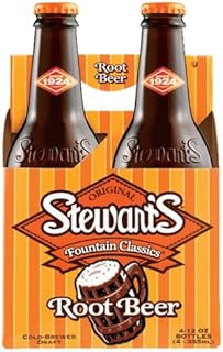 Stewart's Root Beer Soda 12 oz. - Diet, 4 ct
