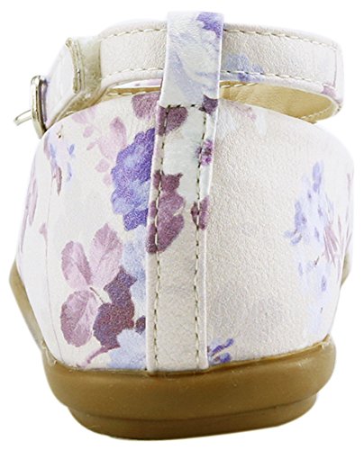 The Doll Maker Side Fringe Ankle Strap Flat3