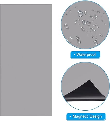 Miniatura 3 de PATIKIL Cubierta de ventilación magnética de 19.7 x 9.8 pulgadas, cubierta de registro de aire de pared de piso, bloqueador de ventilación magnético