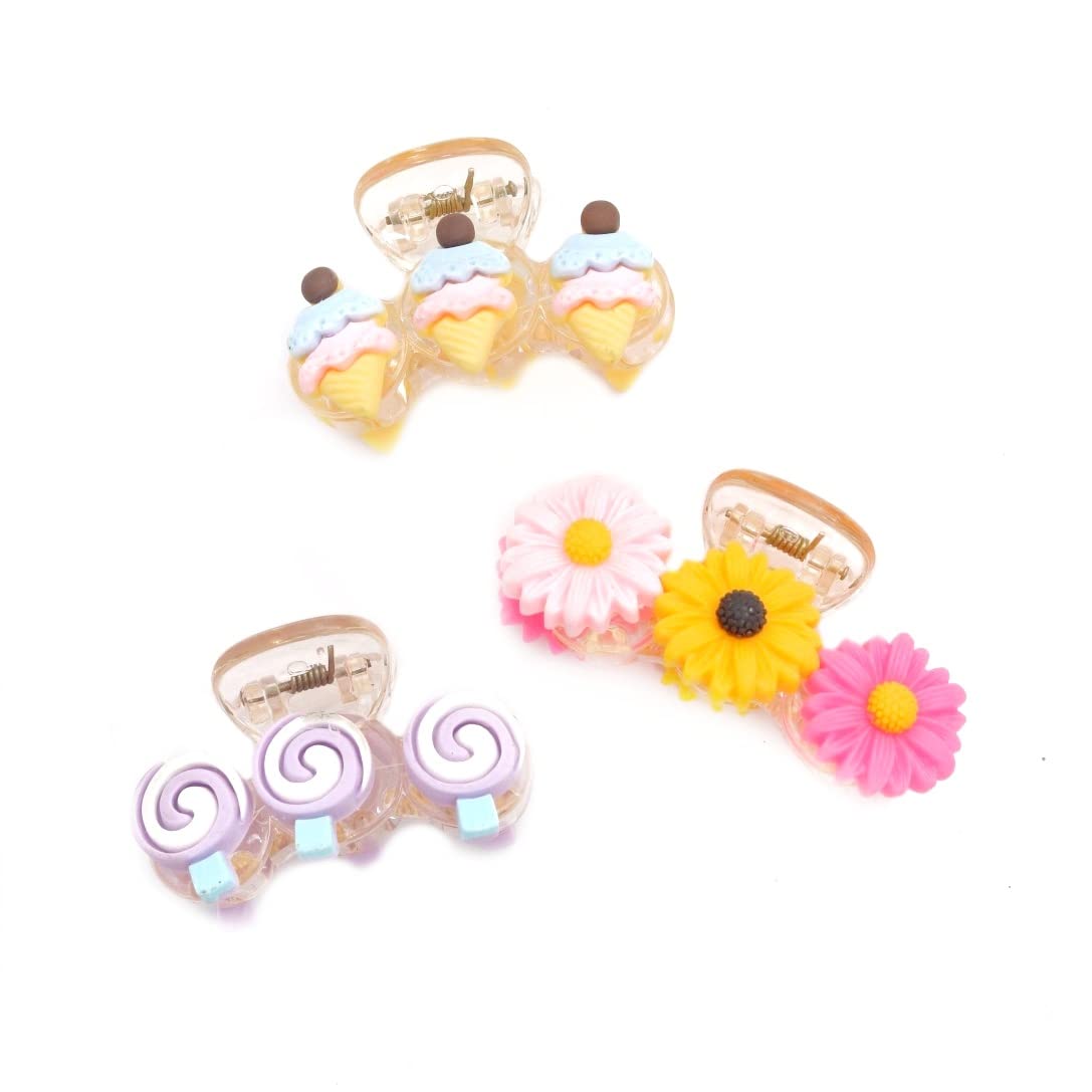 Yellow Bee Set of 3 Hair Clutcher for Girls, Pink, Cream & Yellow (B0B38QCJ52) Amazon Price History, Amazon Price Tracker