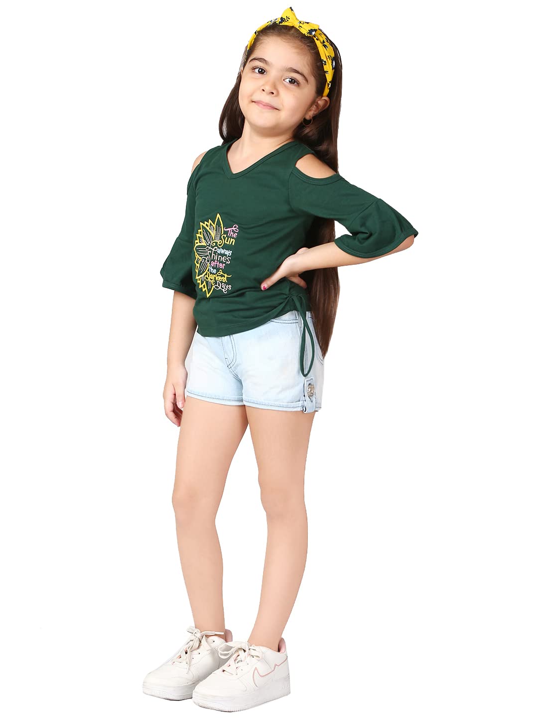 Naughty Ninos Conjuntos de ropa de mezcla de algodón para niña