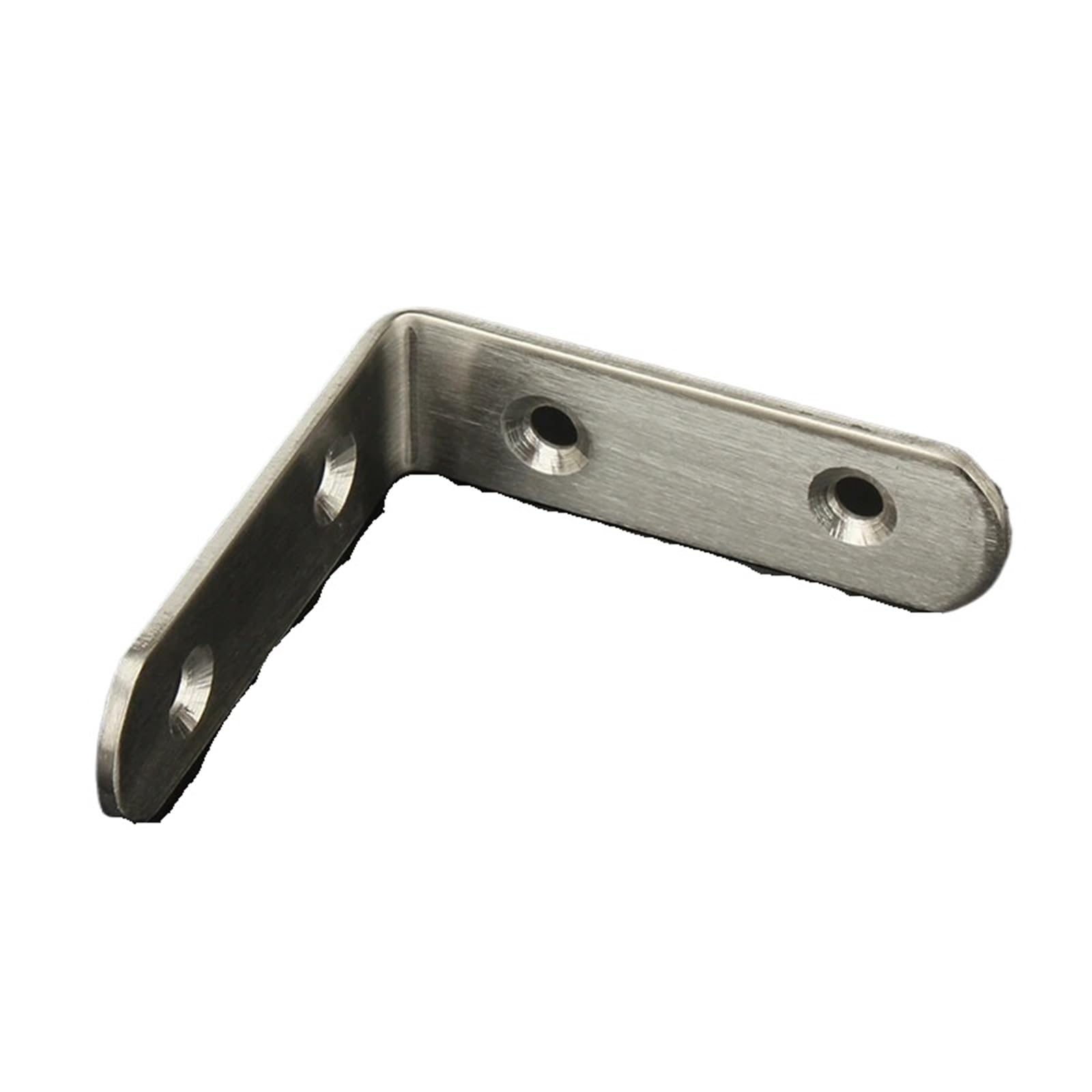 Staffe Angolari 10 pezzi di elementi fissaggio in acciaio inossidabile, supporto angolare protezione for mobili(80x80x20mm)