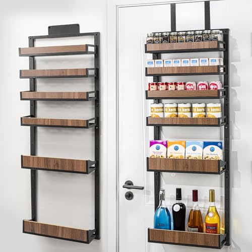 Aquzee Over-the-Door Pantry Organizer with 6 Tiers