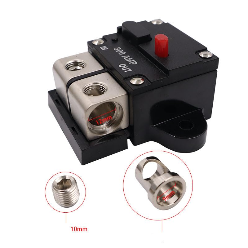 12-48V Auto Circuit Breaker Self-Recovery Recoverable Circuit Breaker Car for Audio Fuse Holder Power Fuse Automatic Switch - (Color Name: A 50A)