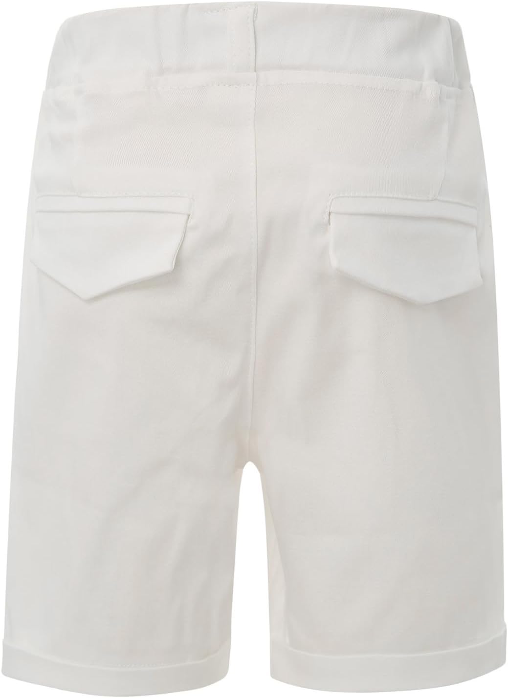 iiniim Baby Toddler Boys' Pull on Chino Shorts Elastic Waist School Uniform Short Pants