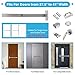 IRONWALLS Commercial Door Push Bar Panic Exit Device with Exterior Lever, 70cm/27.5” Stainless Steel Panic Bars for Exit Doors, Emergency Exit Panic Door Hardware for 28”-41” Wood Metal Door, Silver