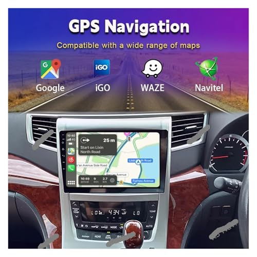 Autoradio Android 15 pour Vellfire 2008-2011 Écran 2K 4G 64G