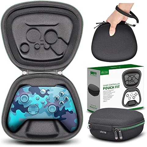 sisma Aufbewahrung Tasche Kompatibel mit Offizielle Xbox Series X oder Series S oder Core Wireless Controller, Robuste Aufbewahrungstasche Hard Case Sicherer Schutz Hülle für Unterwegs, Schwarz Cover