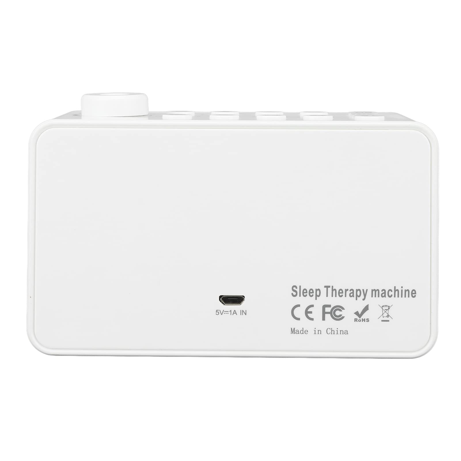 S16 Macchina per il rumore bianco Macchina sonora portatile ricaricabile tramite USB con 8 suoni naturali per neonati, adulti, bambini che dormono