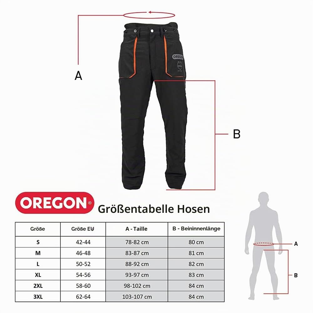 Oregon Yukon Kettensägen-Schnittschutz-Bundhose – Bild 7