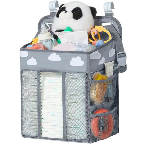 Hanging Diaper Caddy, Baby Diaper Stacker, Nursery Organiser