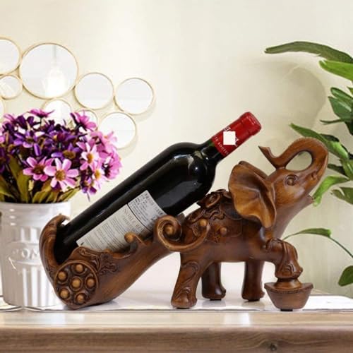 Soporte para botellas de vino resina 38x12x21 cm miniatura 5