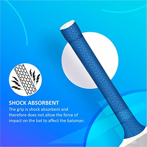Image of Vector X Premium Quality Cricket Bat Rubber Grips|Better Shock Absorption|Extra Cushioning Soft Touch|Easy To Use|Universal Fit|Long Lasting Performance for All Professional Players (PACK OF 6, SCALE)