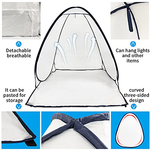 Plantional Portable Paint Tent For Spray Painting: Small Spray Shelter Paint Booth For Diy Projects, Hobby Paint Booth Tool Painting Station, Small To Medium Furniture #TOP2