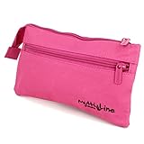 Estuche portatodo Multiline plano color rosa