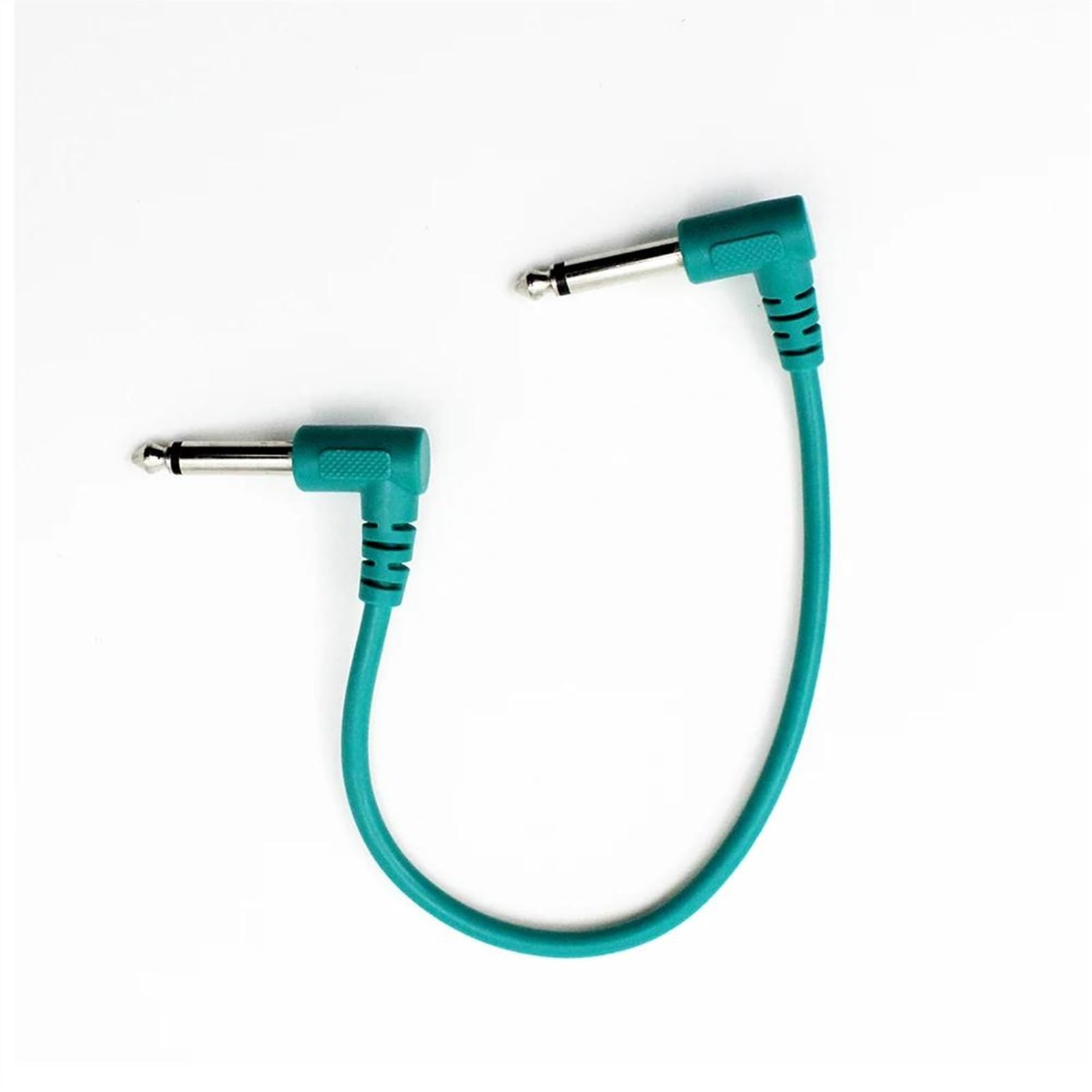 6 Stück Gitarren-Patchkabel, 6,35 Mm Winkelstecker, Kein Lärm, Abgeschirmtes Kabel Für Gitarren-Effektpedale Audiokabel für Gitarreninstrumente