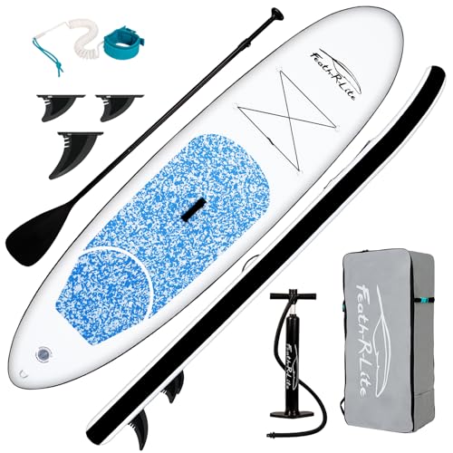 FunWater Tavola SUP Gonfiabile con Set Completo di Accessori: Pagaia Regolabile, Pompa, Zaino,...